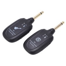 Wireless Guitar System Receiver Transmitter Rechargeable Pickup Accessory Kit