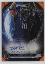 2023-24 Cosmic Chrome Orange Galactic Refractor 13/25 Tim Hardaway Jr Auto 1n1n