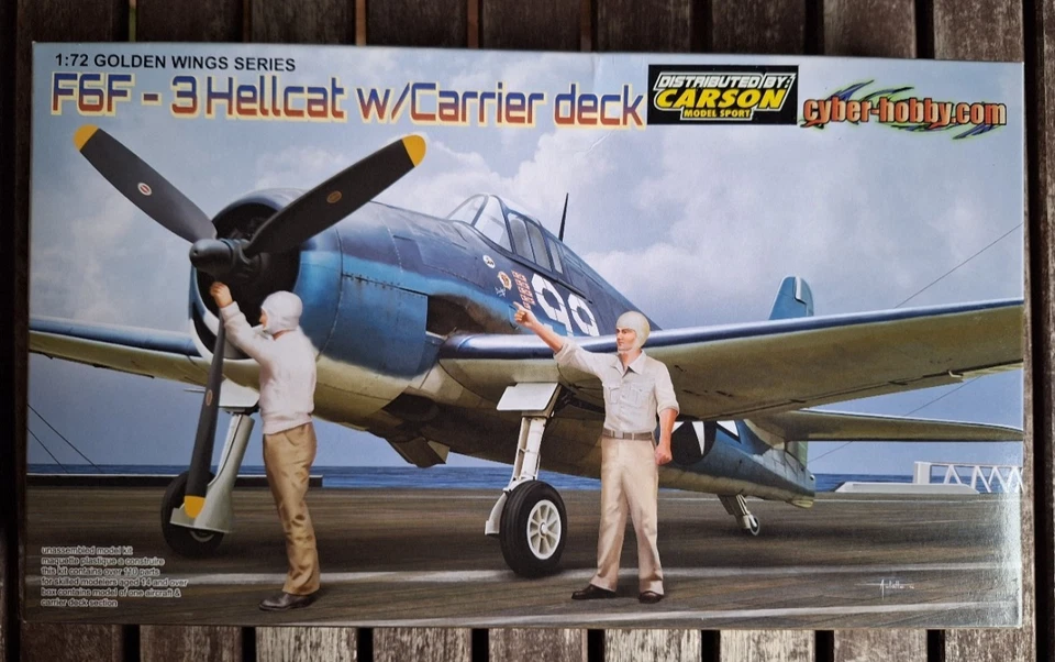 F6F-3 Hellcat w/Carrier deck | Cyber Hobby | Nr. 5117 | 1:72 OVP