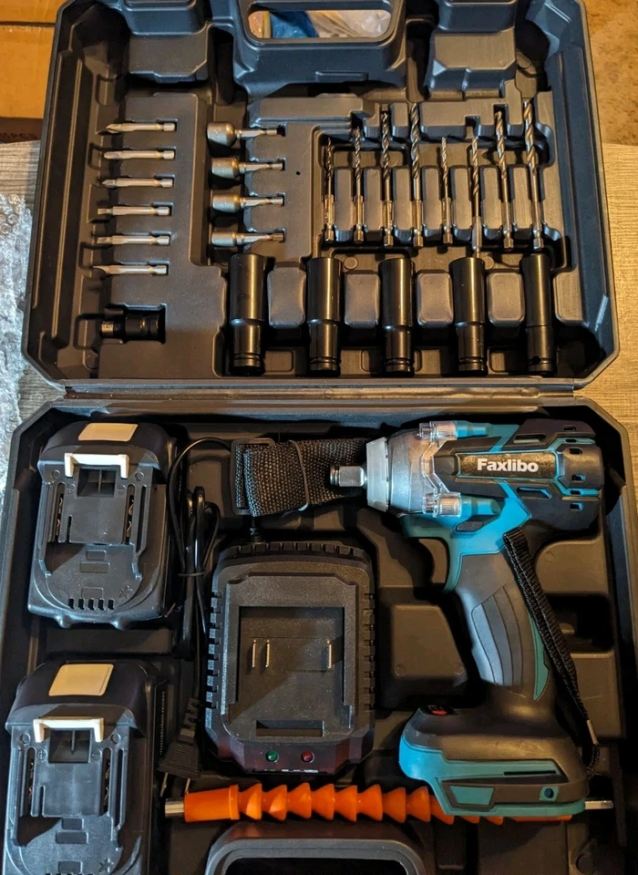 68V Cordless Impact Wrench 1/2 Max High Torque 1200Nm Brushless Impact Wrench - Image 3 of 4