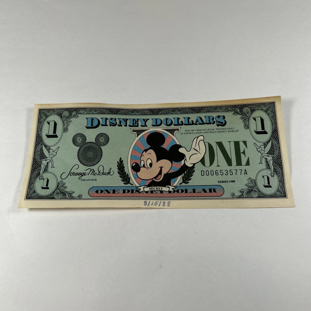 Disney Dollars (1968-Now) for sale | eBay