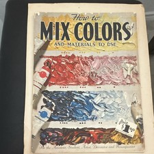 Walter Foster Oil Painting Art Instruction Book Mixing Colors Materials