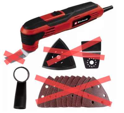 Einhell TC MG 250 CE Multifunktionswerkzeug UNVOLLSTÄNDIG