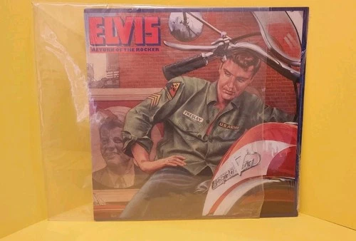 Factory sealed  Elvis Record Return of the Rocker Mint vintage retro vinyl CIB