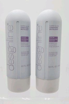 Lot of 2 Designline Super Silver Conditioner 10.1 fl oz Each Discontinued