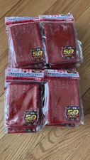 Yugioh Duelist Millennium Red Card Protector Sleeves - 50pcs