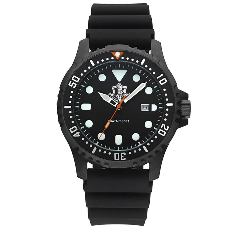 Reloj israelí FDI táctico militar fuerzas de defensa de Israel ejército buzo 200 m צהל Foto 4 de 4