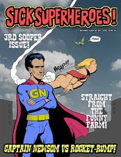 SICK SUPERHEROES #3! NEW Mad Humor Satire Magazine by Mike Hoffman!