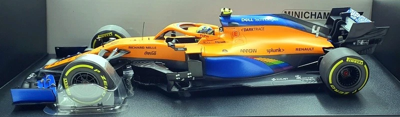 Minichamps 1/18 Scale 530 201904 McLaren F1 Team MCL35M 3rd Austrian GP Norris - Image 3 of 4