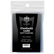 Max Protection Regular Trading Card Size Soft Sleeves - 100ct Pack