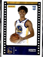 2019 Panini NBA Sticker and Card Collection RC #98 Jordan Poole(H)