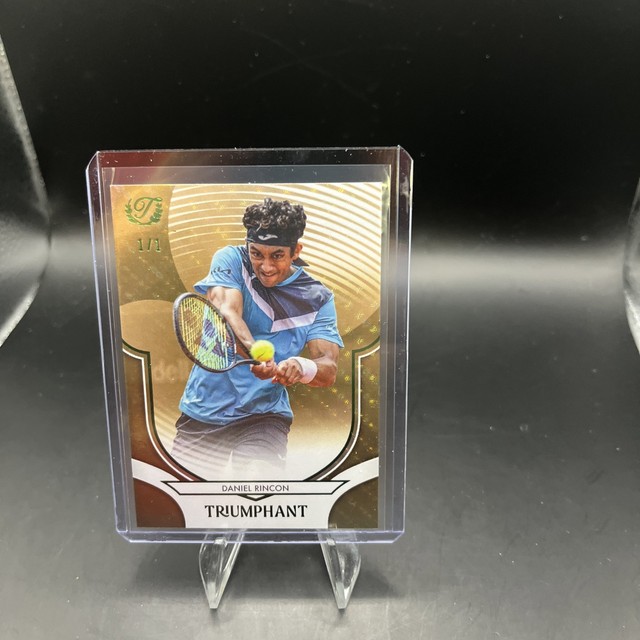 Triumphant Tennis 1/1 Foil Fractor Daniel Rincon