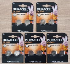 Duracell CR2025 3V Lithium Coin Cell Battery Long Expiry