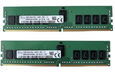 HPE 32 GB (2×16 GB) DDR4-2400 ECC RDIMM Server RAM (SK hynix)