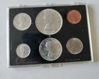 1964 Canadian Uncirculated Coin Set In Hard Plastic Case