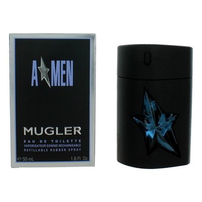 A MEN Angel AMEN Thierry Mugler 1.7 oz EDT refillable rubber spray for men NEW