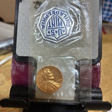 1958 Lincoln Gem Proof Wheat Cent Penny In Original Proof Set Cellophane 1958 Lincoln Gem Proof Wheat Cent Penny In Original Proof Set Cellophane