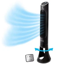 Honeywell QuietSet 8-Speed Oscillating Tower Fan Black HYF290B: