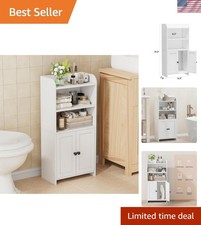 Small Bathroom Storage Cabinet, Toilet Paper Storage Cabinet