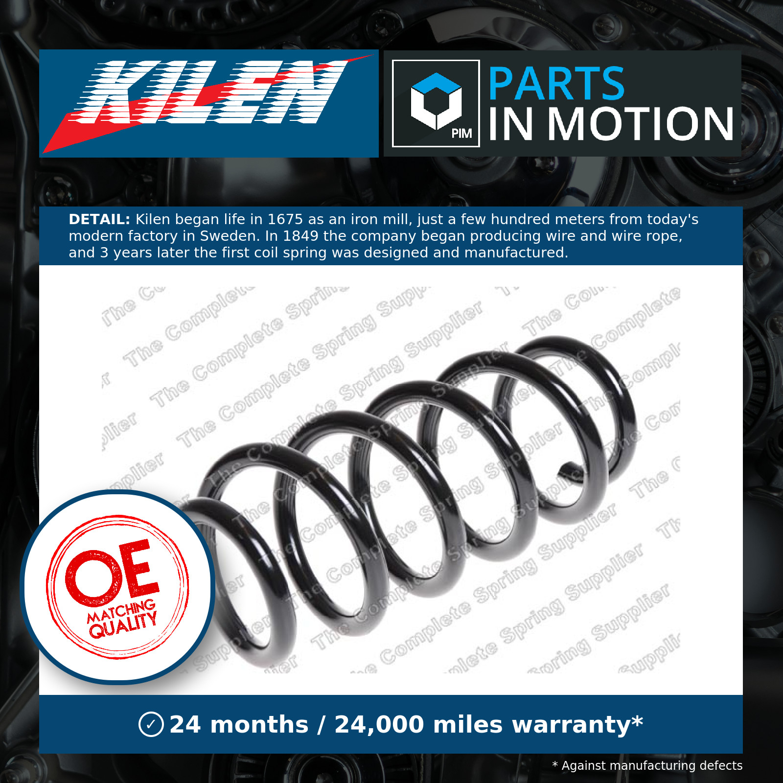 KILEN COIL SPRING REAR TOYOTA RAV4 11 05-12 08 - Image 7