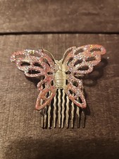 Vintage Butterfly Hair Comb 5x6 cm