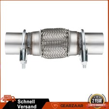 Flexrohr + 2x Schellen 45x100/210mm Satz Geeignet für Audi Opel Seat VW für Opel