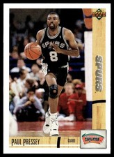 1991-92 Upper Deck Paul Pressey San Antonio Spurs #359