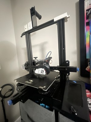 Creality Ender 3 V2   Upgraded 3D Printer (For Parts/Repair   Heated Bed Issue) 