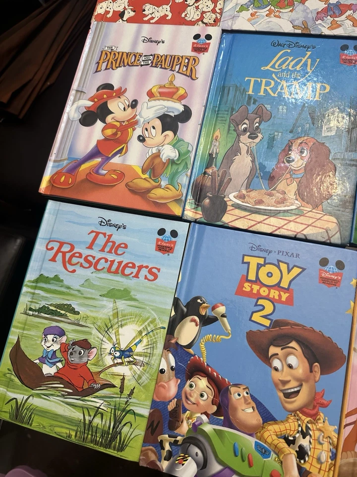 Walt Disney's Wonderful World of Reading Hardcover Lot of 16 Vintage Books - Image 3 of 4