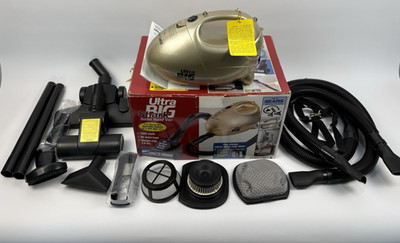 SHARK Turbo Hand Vacuum Ultra Big # HV166 Complete Set Euro Pro X in Box