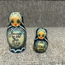‘Journey to the Top JICASE 1994’ Nesting Doll With Ornament Inside