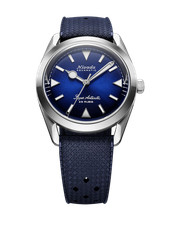 Nivada Grenchen 32075A24 Super Antarctic Blue 38 mm automatico