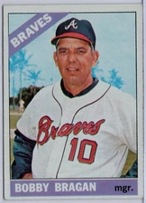 1966 Topps #476 Bobby Bragan in EX Condition Braves