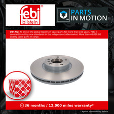 2x Brake Discs Pair Vented fits BMW X5 E70, F15 3.0D Front 06 to 18 348mm Set