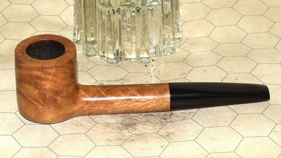 UNNAMED Olive Wood Sitter Tobacco Pipe #E651