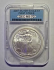 2007 Silver Eagle First Strike Dollar!