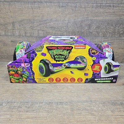 TMNT Mutant Mayhem Electric Balance Board for Kids 6MPH Light Up Wheels Ages 5+