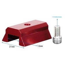Telescope Dovetail Mounting Bracket Finder Scope Smartphone Metal 1/4'' Screws