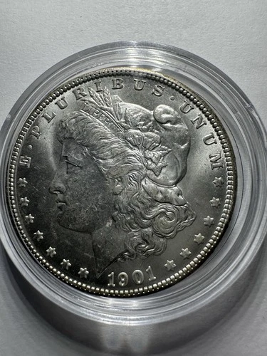 1901-O Morgan Silver Dollar VERY SHINY Uncirculated MS++