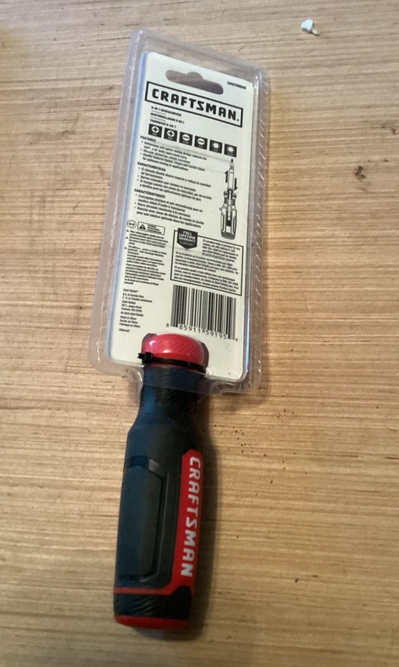 Craftsman 6-in-1 Screwdriver, New In Package, CMHT68000 - Image 3 of 4