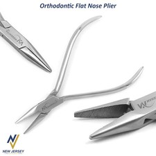 Dental Flat Nose Orthodontic ligature wire New Beading Looping Pliers Tools New