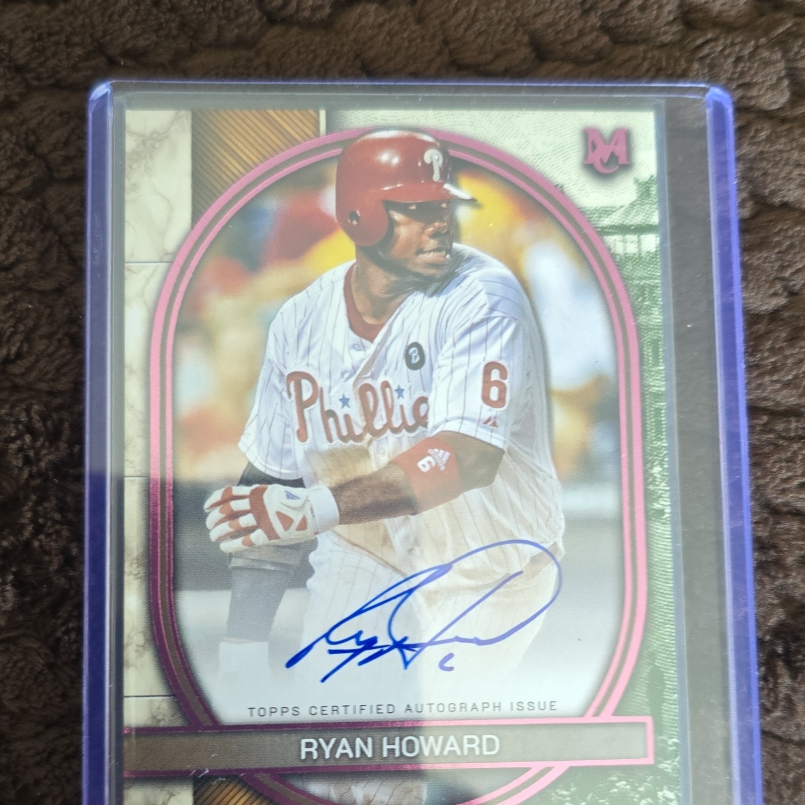 2025 Topps Museum Collection Ryan Howard Auto Philadelphia Phillies 6/75
