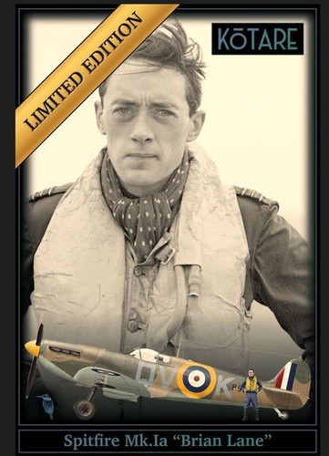 KOTARE K32601 1/32 Scale SPITFIRE MK I BRIAN LANE LIMITED & FIGURE