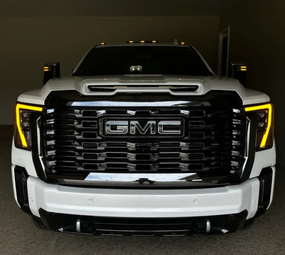 #ad 2024 2026 GMC Sierra 2500 3500 HD Amber DRL kit Daytime Running Lights $164.99