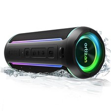 Portable Bluetooth Speaker, 40W Loud Sound and Deep Bass, IPX7 Waterproof, Tr...