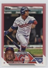 2023 Topps Series 1 Mother's Day Hot Pink /50 Jose Ramirez José Ramírez 09if