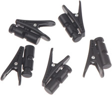 5 Pack Headphone Wire Clip Headset Cable Clamp Earbud 0.5-4Mm Cord Collar Hook f