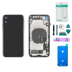 iPhone XR Gehäuse mit Backcover Schwarz - Set Versand aus Deutschland