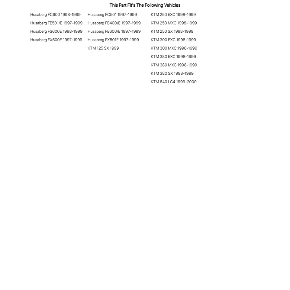 Sellos de horquilla Race Tech para Husaberg FC600 1998-1999 Foto 3 de 3