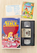 Vintage Disney Alice in Wonderland Black Diamond VHS, 1989 Excellent Condition